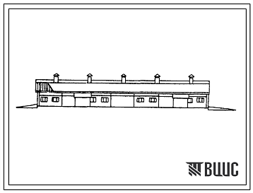 Фасады Типовой проект 801-2-67.13.86 Коровник на 100 сухостойных коров. Для районов Западной Сибири. Содержание - беспривязное на глубокой подстилке. Раздача кормов – мобильная. Удаление навоза – бульдозером. Размеры здания - 18x42 м. Расчетная температура: -40°