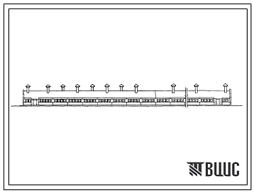 Фасады Типовой проект 801-4-125.86 Телятник на 600 голов