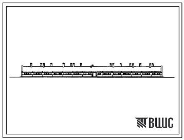 Фасады Типовой проект 801-4-54.83 Телятник на 720 голов (рамный каркас)