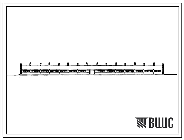 Фасады Типовой проект 801-4-57.83 Здание для доращивания 720 голов молодняка крупного рогатого скота беспривязного содержания