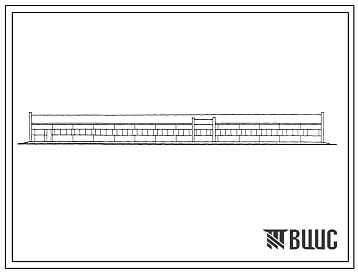 Фасады Типовой проект 801-4-94.85 Здание на 140 мест для телок и быков с 6 до 12-месячного возраста