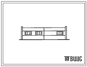 Фасады Типовой проект 801-5-79.90 Молокоприемная к коровнику на 200 коров привязного содержания. Размеры здания - 6x12 м. Расчетная температура: -20, -30, -40°С. Стены - панельные трехслойные железобетонные. Покрытие - железобетонные плиты по железобетонным балк