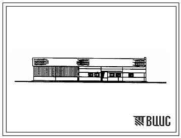 Фасады Типовой проект 801-6-3.83 Кормоцех производительностью 35 т/ч
