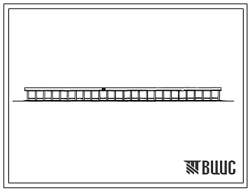 Фасады Типовой проект 801-9-33.86 Навес на 100 коров