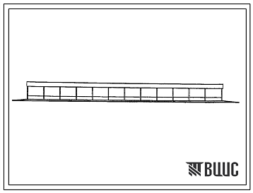 Фасады Типовой проект 801-9-57.89 Теневой навес на 100 коров