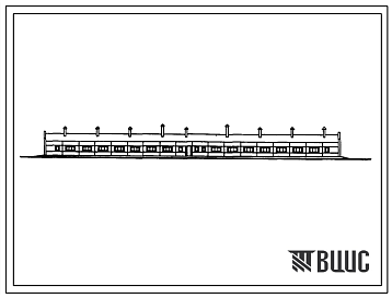Фасады Типовой проект 802-3-8.84 Свинарник для проведения опоросов на 120 мест