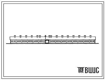 Фасады Типовой проект 802-4-7.83 Свинарник для поросят-отъемышей на 1400 мест