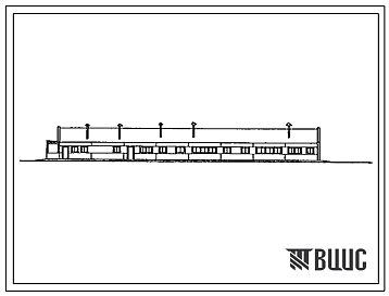 Фасады Типовой проект 807-10-90.86 Здание карантина на 250 телят
