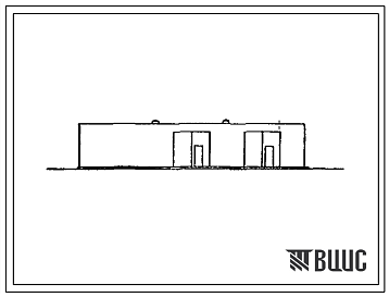 Фасады Типовой проект 807-19-10 Вспомогательный корпус районной ветеринарной станции. Размеры здания - 9x18 м. Расчетная температура: -20, -30, -40°С. Стены – кирпичные. Покрытие - железобетонные плиты