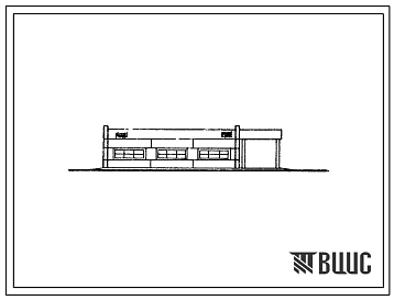Фасады Типовой проект 816-224 Пункт технического обслуживания комплекса по производству молока на 400 коров