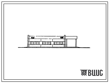 Фасады Типовой проект 816-224 Пункт технического обслуживания комплекса по производству молока на 400 коров