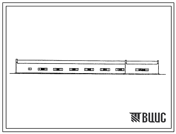 Фасады Типовой проект У.801-2-137.96 Коровник на 25 коров с законченным производственным циклом