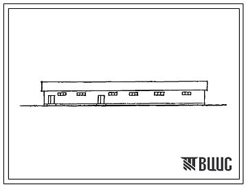 Фасады Типовой проект У.801-4-219.96 Здание на 140 голов ремонтного молодняка мясных пород