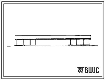 Фасады Типовой проект У.801-9-65.97 Трехстенный навес для выращивания ремонтного молодняка на 140 голов (украинский язык)