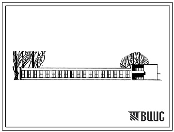 Фасады Типовой проект 408-21-6/71 Киноремонтная мастерская на 800 единиц оборудования в год.