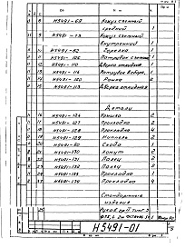 Состав альбома. Проект Н5491 ПечьАльбом 1 Рабочие чертежи.