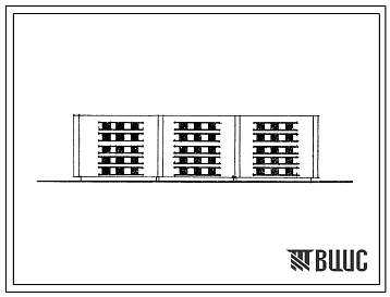 Фасады Типовой проект 114-70-29с/72 5-этажный жилой дом из трех блок-секций на 60 квартир (однокомнатных 1Б-45, двухкомнатных 2Б-15). Для строительства в 3 климатическом районе сейсмичностью 7 баллов