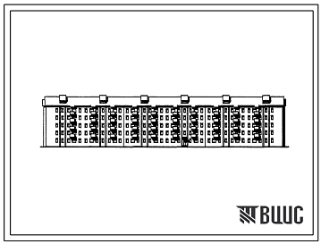 Фасады Типовой проект 114-114-12с/1.2 Дом пятиэтажный шестисекционный 110-квартирный (со стенами из кирпича).