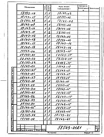 Состав альбома. Проект 58543 ПечьАльбом 1 Рабочие чертежи
