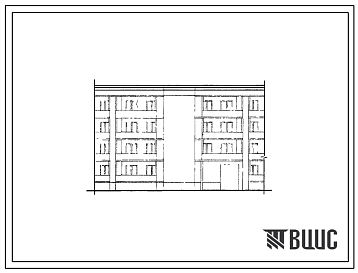 Фасады Типовой проект IТТЖ-464АС-10п Четырехэтажная односекционная семиквартирная блок-вставка (двухкомнатных 2Б — 7). Для строительства в IV климатическом районе Таджикской ССР сейсмичностью 9 баллов на грунтах II типа просадочности.