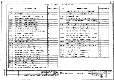 Состав фльбома. Типовой проект Б-1-1970Часть 2 Отопление и вентиляция ниже отметки 0.000