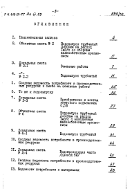 Состав альбома. Типовой проект 413-01-27Альбом 3 Выпуск 2 Сметы. Ведомости потребности в материалах.