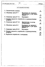 Состав альбома. Типовой проект 413-01-26Альбом 4 Сметы и ведомости потребности в материалах для Выпусков 1,2,3,4