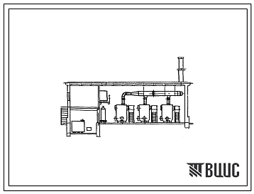 Фасады Типовой проект 903-1-108 Котельная с тремя котлами Е-1/9-1Г. Топливо газ. Теплоноситель - пар