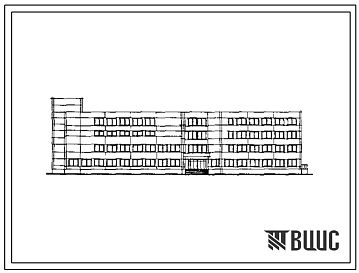 Фасады Типовой проект 232-1-132.85 Универсальный корпус для профтехучилищ на 720 учащихся (в конструкциях серии 1.020-1/83)
