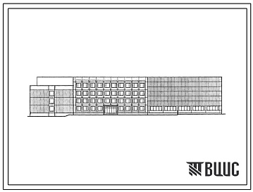 Фасады Типовой проект 231-01-168с.88 Универсальный корпус ПТУ на 720 учащихся