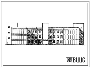 Фасады Типовой проект 233-1-145.87 Профтехучилище на 720 учащихся