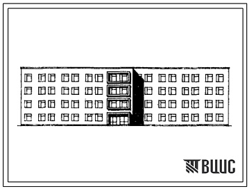 Фасады Типовой проект 234-1-99 Учебный корпус пофтехучилища на 960 учащихся (со стенами из кирпича).
