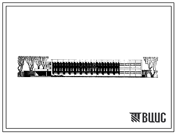 Фасады Типовой проект 232-1-75сп Универсальный общественно-бытовой корпус профтехучилища на 480 учащихся. (В конструкциях серии ИИС-04).