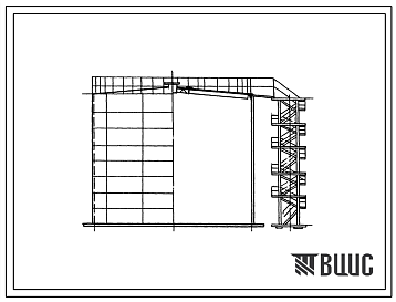 Фасады Типовой проект 705-4-46С Резервуар однослойный стальной для хранения агрессивных химических продуктов емкостью — 2000 м?.