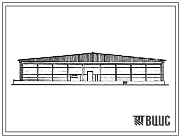 Фасады Типовой проект 701-4-168с.88 Главный производственный корпус холодильника из легких металлических конструкций емкостью 2000 т единовременного хранения