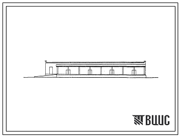 Фасады Типовой проект 701-4-1 Холодильник для хранения фруктов и винограда емкостью 600т. Тип 2.