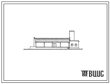 Фасады Типовой проект 701-4-8 Холодильник распределительный одноэтажный емкостью 300 т.
