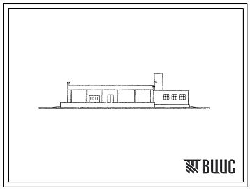 Фасады Типовой проект 701-4-7 Холодильник распределительный одноэтажный емкостью 600 т.