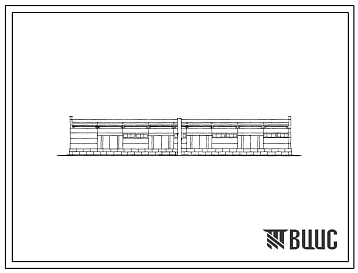 Фасады Типовой проект 705-4-15 Секции прирельсовых складов затаренной продукции шириной 18 м (отапливаемые).