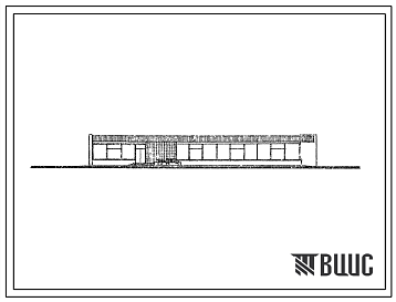 Фасады Типовой проект 274-20-92 Столовая на 110 мест работающая на полуфабрикатах, стены кирпичные для строительства в 1В климатическом подрайоне, 2 и 3 климатических районах