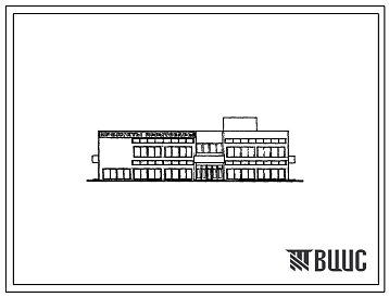 Фасады Типовой проект 272-12-37 Магазин непродовольственных и продовольственных товаров торговой площадью 1000 м?. Для строительства в IВ климатическом подрайоне, II и III климатических районах.
