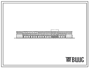 Фасады Типовой проект 272-13-76 Продовольственный магазин «Универсам» торговой площадью 1462 м? с организацией продажи товаров в таре-оборудовании (в конструкциях ИИ-04). Для строительства в IВ климатическом подрайоне, II и III климатических районах.