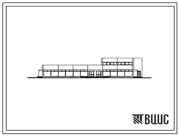 Фасады Типовой проект 272-13-45 Блок-здание универсама торговой площадью 420 м?.