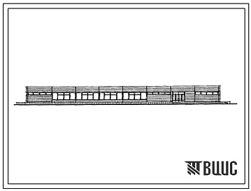 Фасады Типовой проект 272-13-128с.13.87 Универсам торговой площадью 1000 м2 (для Армянской ССР)
