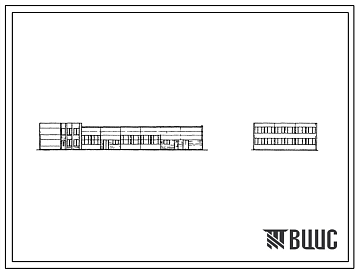 Фасады Типовой проект 272-23-7 Цех по очистке картофеля и овощей производительностью 6 т в смену. Для строительства во II и III климатических районах.