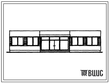 Фасады Типовой проект 282-1-167 Унифицированное типовое здание службы быта УТЭСБ-1.