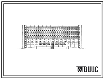 Фасады Типовой проект 282-5-32 Гостиничный комплекс для приема иностранных туристов на 592 места (вариант без клубной зоны).