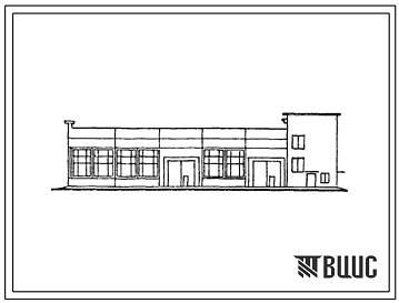 Фасады Типовой проект 507-51 База производственно-ремонтная на 25 дорожных и уборочных машин
