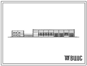 Фасады Типовой проект 507-31 База производственно-ремонтная на 100 дорожных и уборочных машин