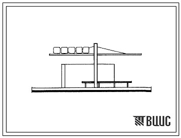 Фасады Типовой проект 503-77 Выпуск 5 Автопавильон на 20 человек, открытый (вариант П-образная опора).